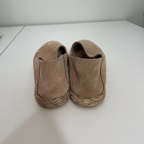 Pedro Garcia Nude Pink Suede Espadrilles Size 37.5 - Picture 3 of 8